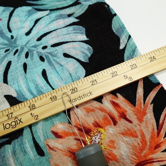 Kona Sol Dress Cover-Up Women Small Tropical Floral Print Tunic - Picture 10 of 12